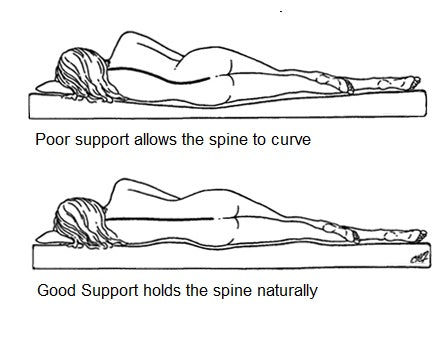 haven mattress spine alignment reduces back pain, better support and firmer zoned memory foam