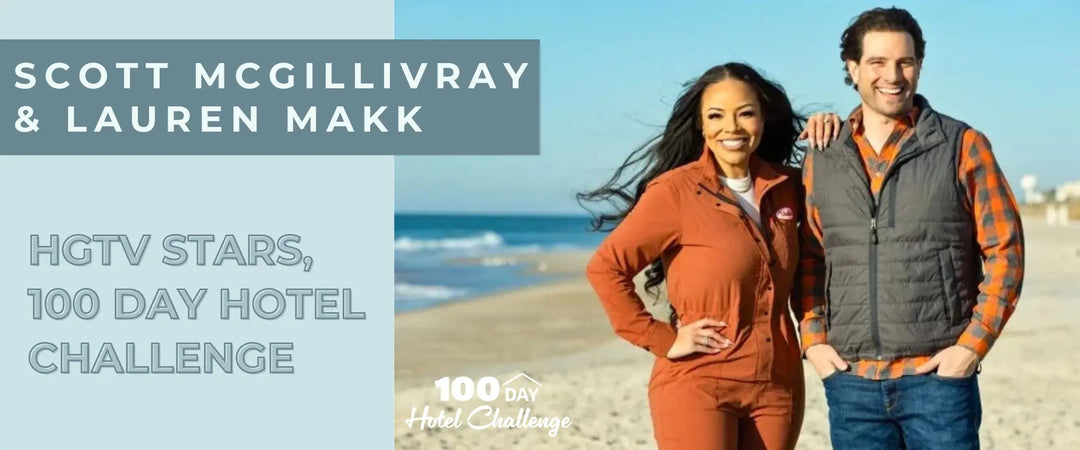 Scott McGillivray and Lauren Makk 100 Day Hotel Challenge Haven Sleep Co.