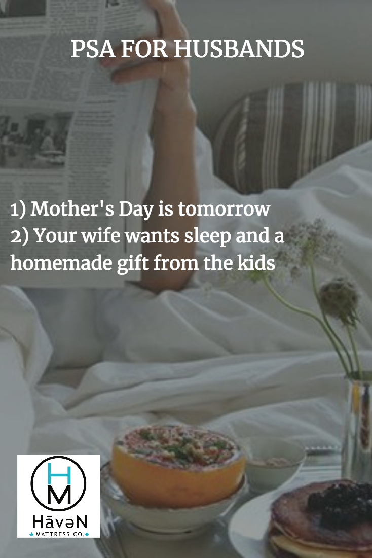 Public Service Announcement...for husbands