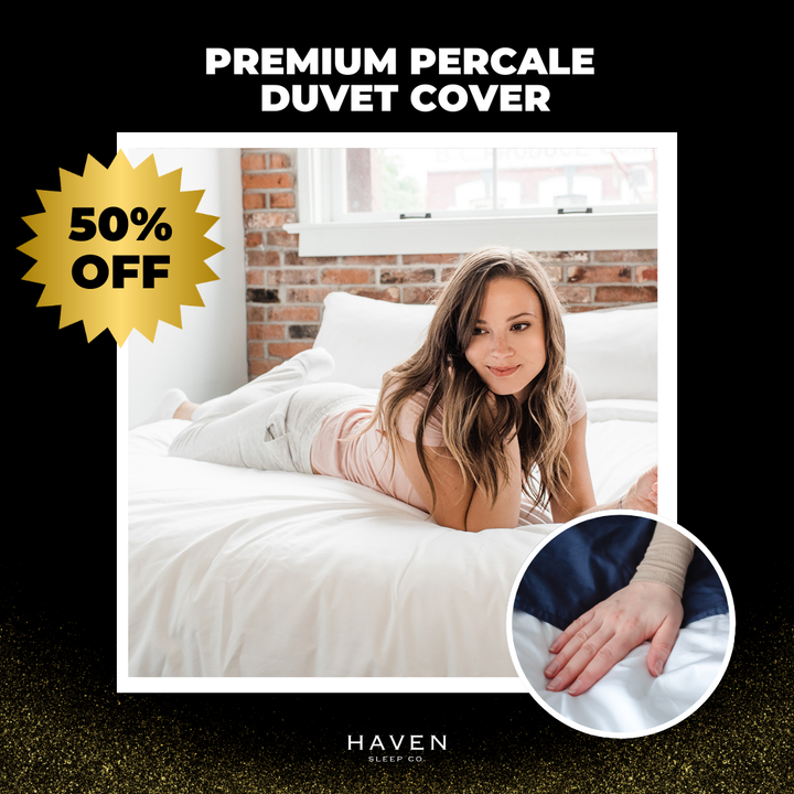 Black Friday Premium Percale Duvet Cover