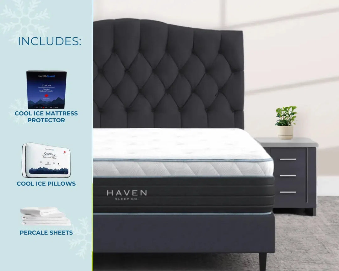 Cool Sleep Eurotop Hybrid Mattress Bundle