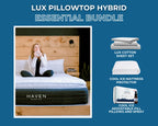 LUX Pillowtop Hybrid Essential Bundle
