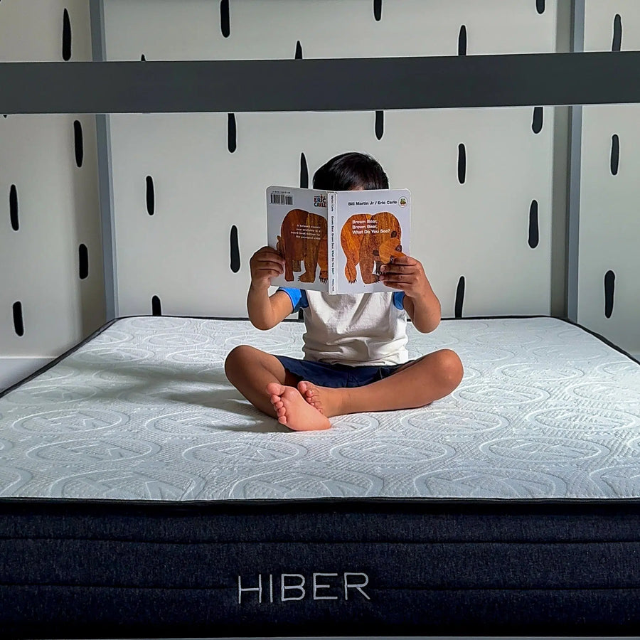 High-density foam layers in the HIBERNate Kids Mattress by Haven provide cozy support and proper spinal alignment, ensuring a restful sleep for your child.