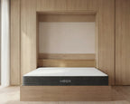 Hiber mattress in a wooden room setup
