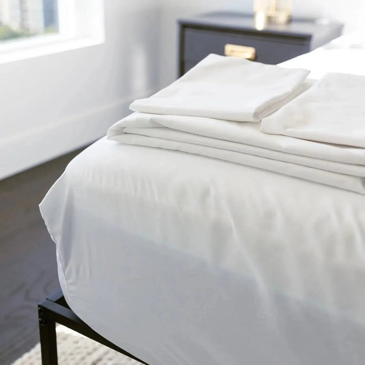 Starlight White Bedface Sheets Haven Canada