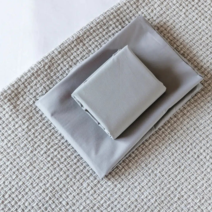 Bedface Grey Percale Sheet Sets
