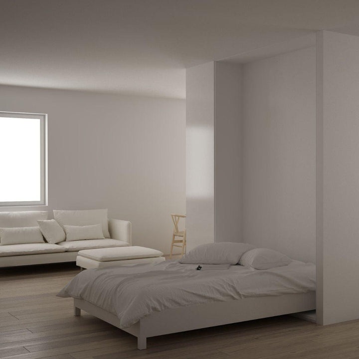 HIBER8 Walbed Mattress in a clean aesthetic bedroom
