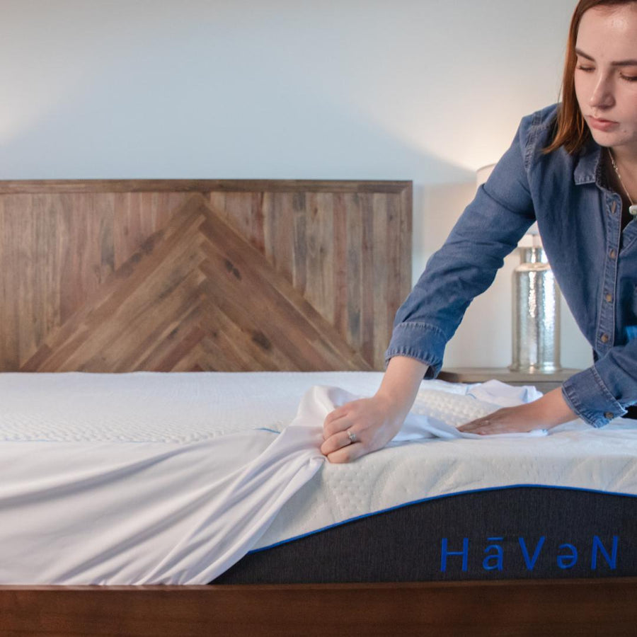 Haven CANADA Bedface Tencel Mattress Protector Gift (Size matched to your mattress order)