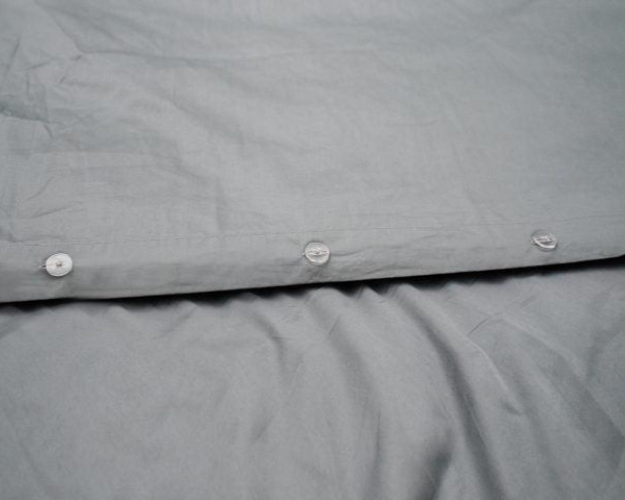 Haven Mattress Bedding Inventory Percale Duvet Cover (Navy, Grey or White)